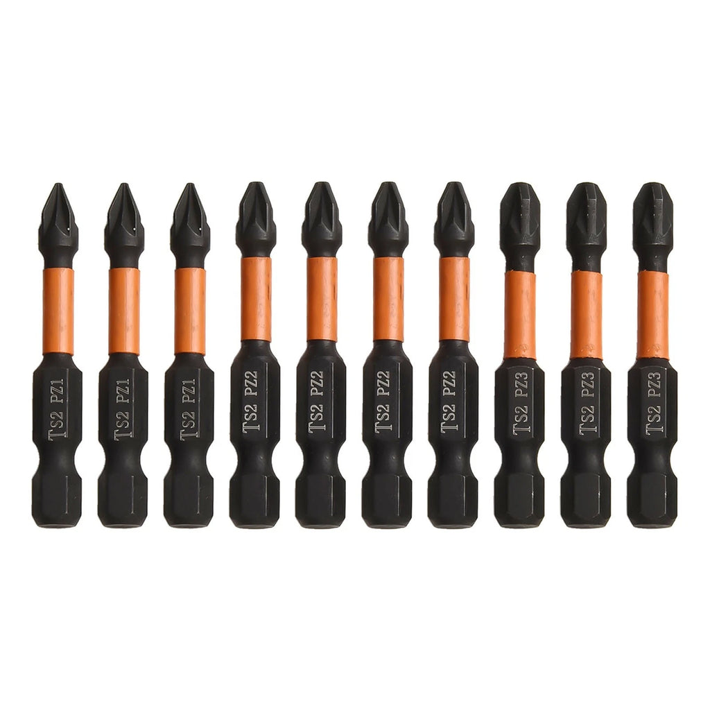 10X Magnetic Screwdriver Bits for Enhanced Grip and Precision Tasks