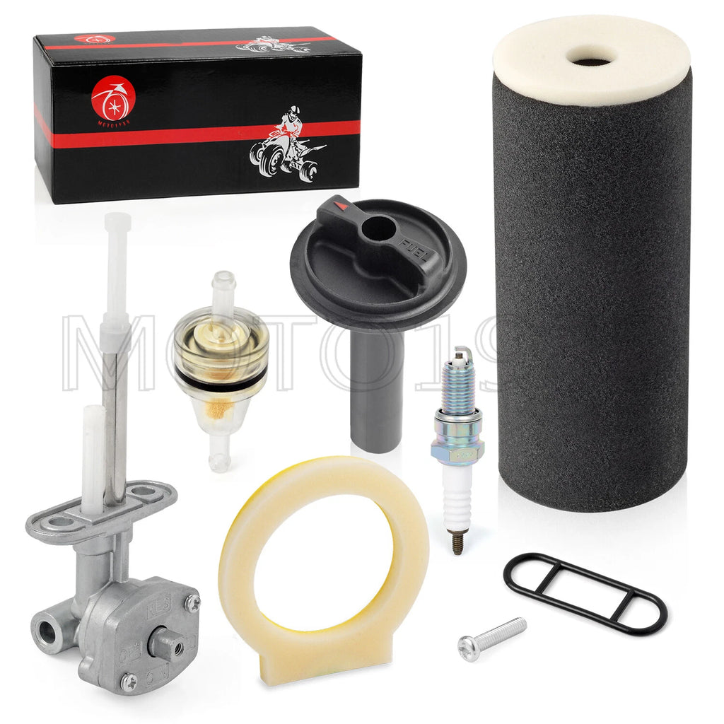 Air Filter Foam & Fuel Valve Petcock Kit for Yamaha Grizzly YFM660F (2002–2008)