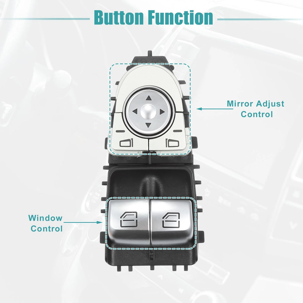 Power Window Switch Set for Mercedes-Benz C-Class (2015–2021)