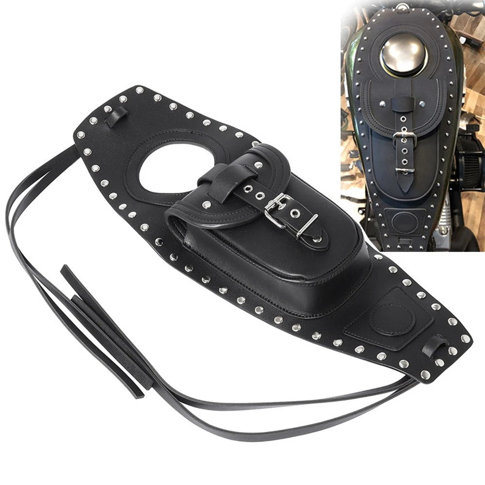 Fuel Gas Tank Cover Panel Dash Pouch for Harley-Davidson 48 Iron 883 (2010–2023)
