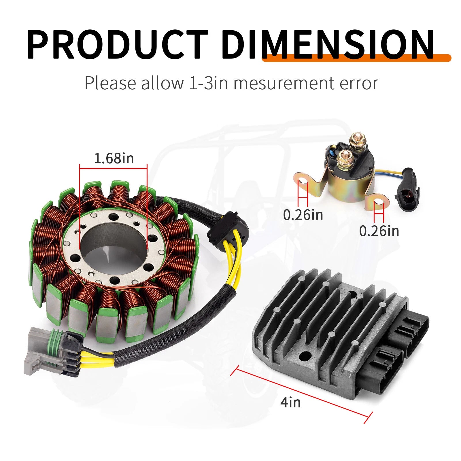 Stator, Rectifier & Starter Relay Gasket for Polaris RZR 4 800 (2011–2014)