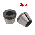 Router Bit Collet Adapter for Router Bit Trimmer (1/4" Shank)