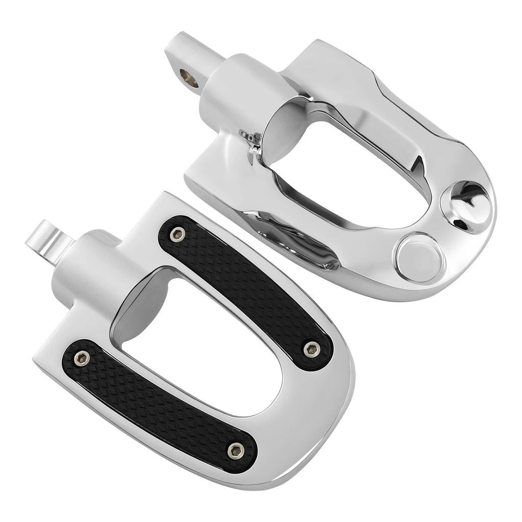 Chrome Footpeg Pegs Footrest for Harley Touring (2014–2023)
