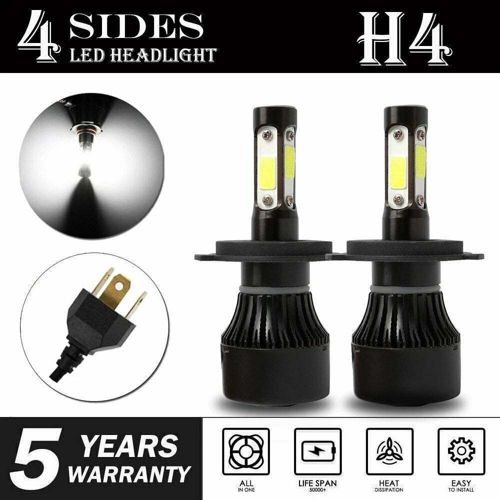 H4 9003 HB2 Headlight Hi/Lo Beam Lamp for 2500W Conversion (Year Range)