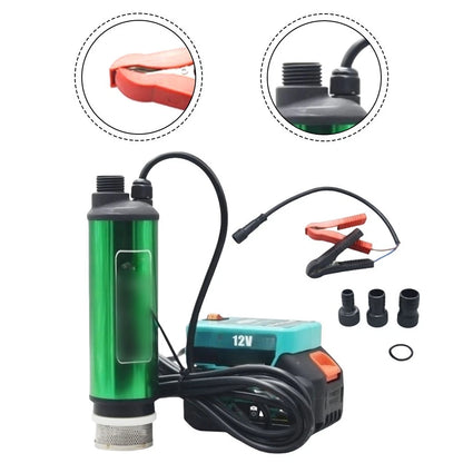2X Lithium Battery Oil Transfer Pump for Field Operations (Cord Length 2.4M)