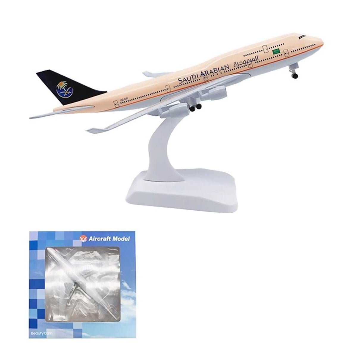 Alloy Model Souvenir for B747 (Saudi Arabian)