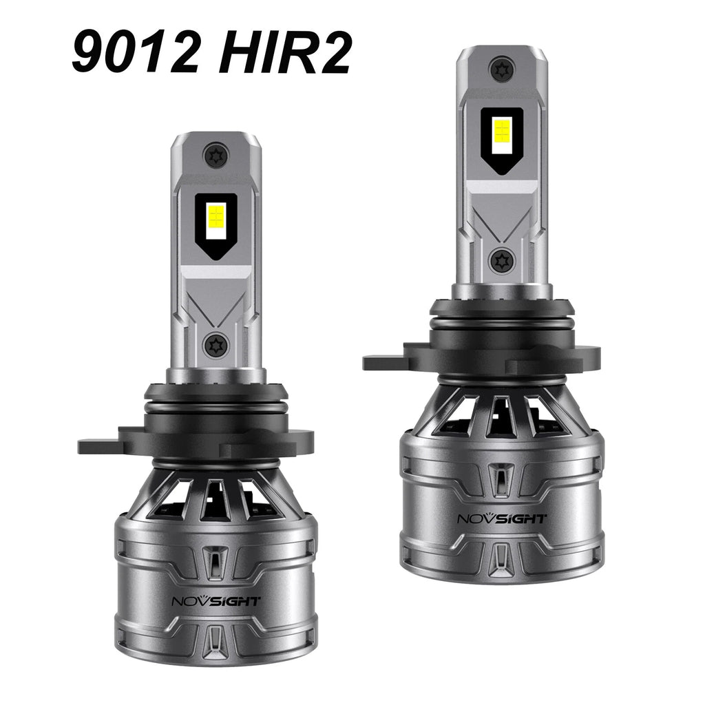 2X 9012 HIR2 6500K LED Headlight Bulbs Kit for High Low Beam