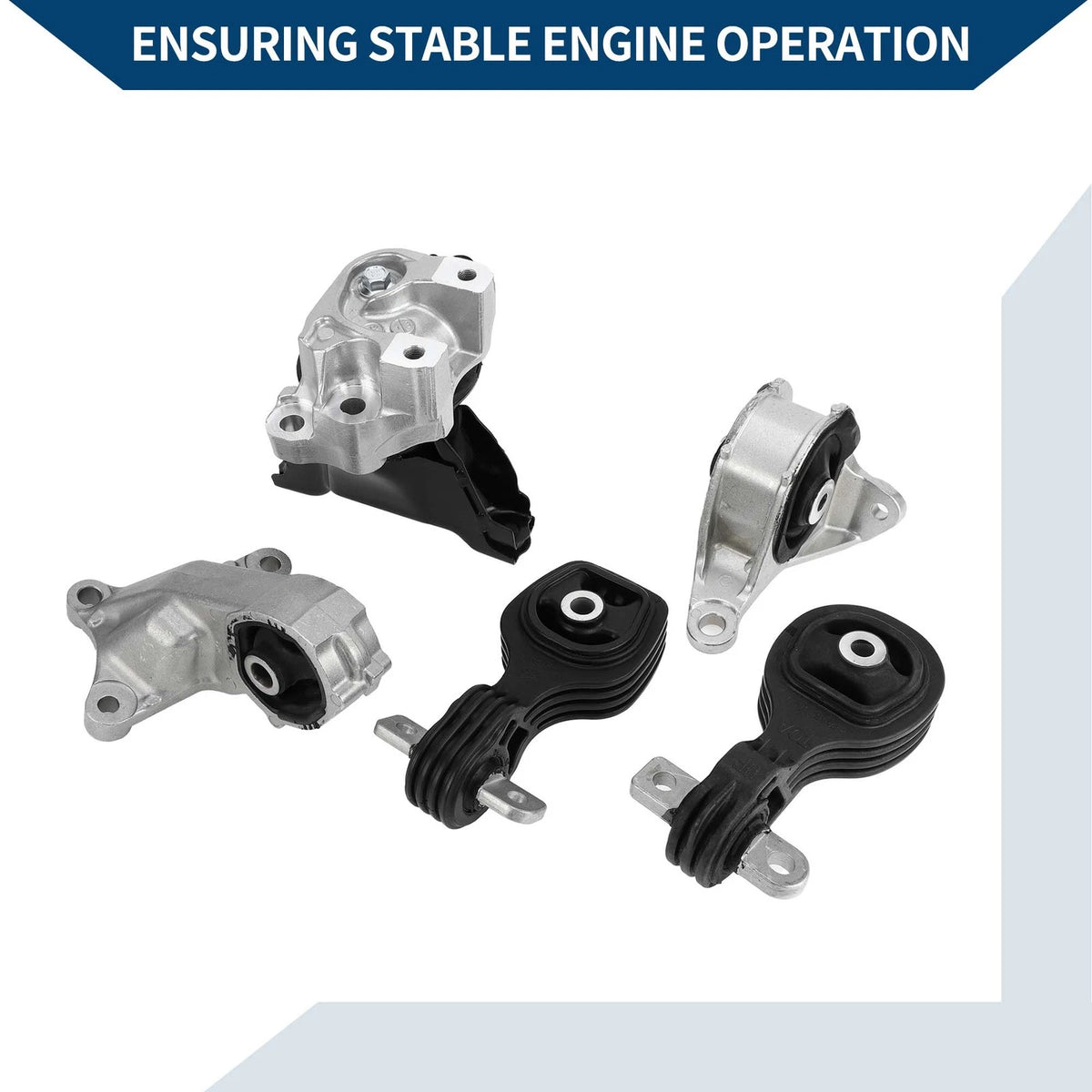 Engine Motor Mount Set for Honda CR-V 2.4L L4 (2007–2016)