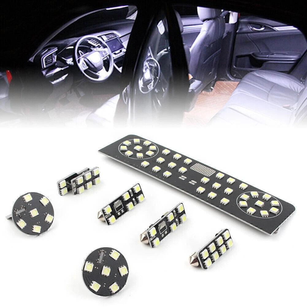 Interior Dome Map Reading Lights Kit for VW Golf (2006–2019) - 7PC White