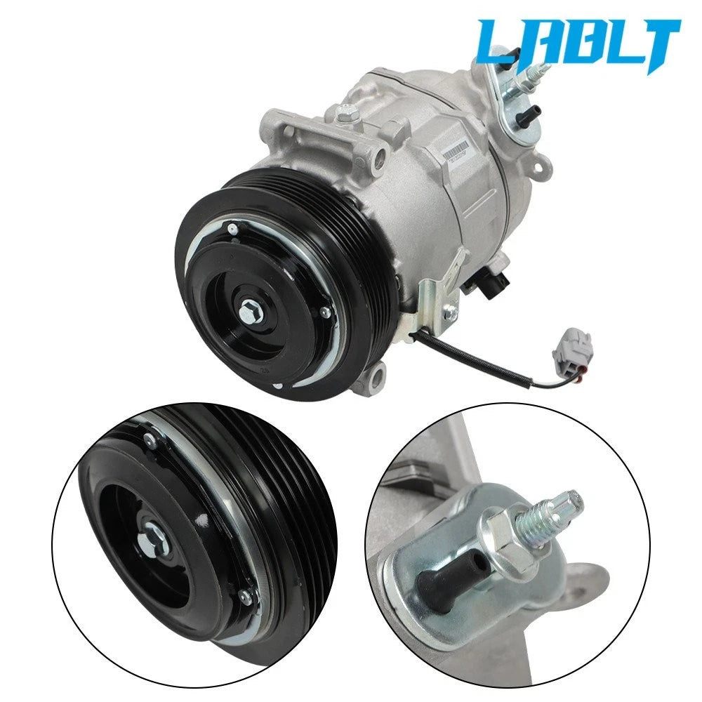 A/C Compressor & Clutch for Chrysler 200 (2015–2017) Jeep Cherokee (2014–2021)