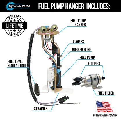 QFS 155LPH Fuel Pump Hanger for Chevy GMC Squarebody (1973–1991)