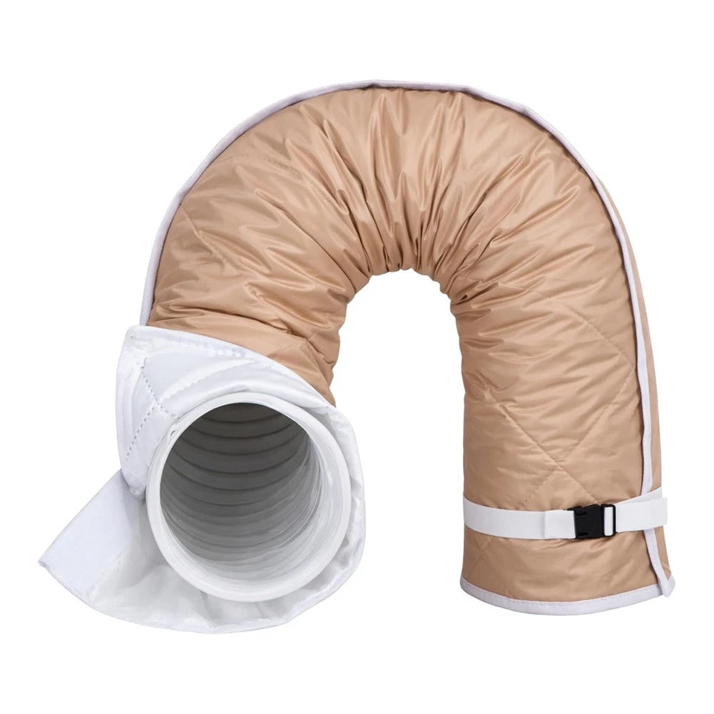 Quilted Fabric AC Hose Cover for Home Cooling System Ducts (58.7 inches)