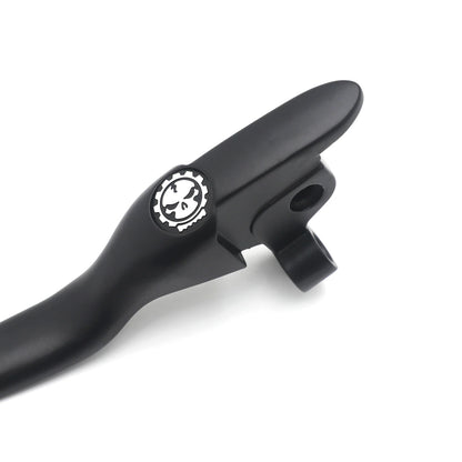 Black Skull Smooth Brake Clutch Levers for Harley Touring Trike (2008–2013)