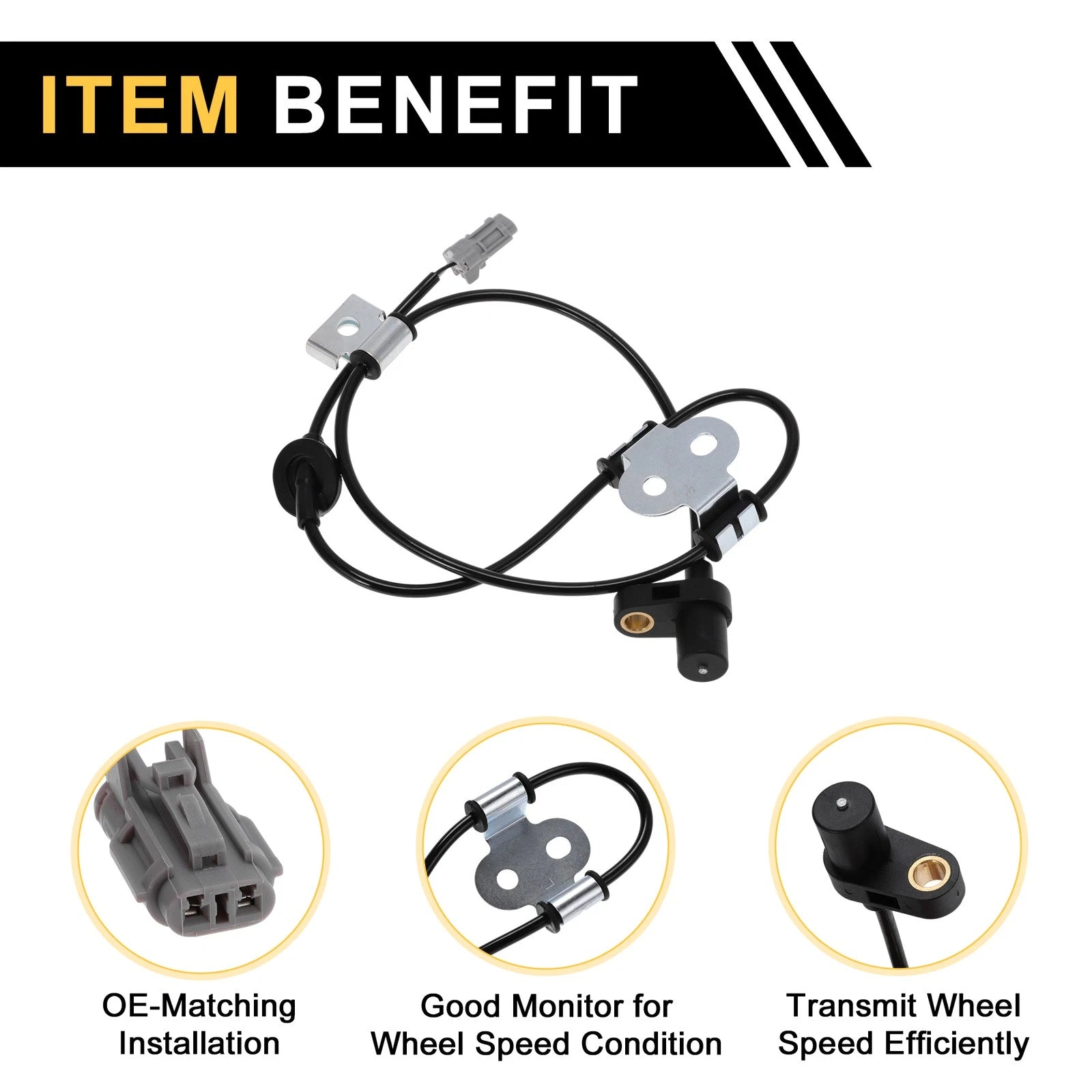 ABS Wheel Speed Sensor No. 27540AE030 for Subaru Legacy (2003–2007) 1 Pc Front Left