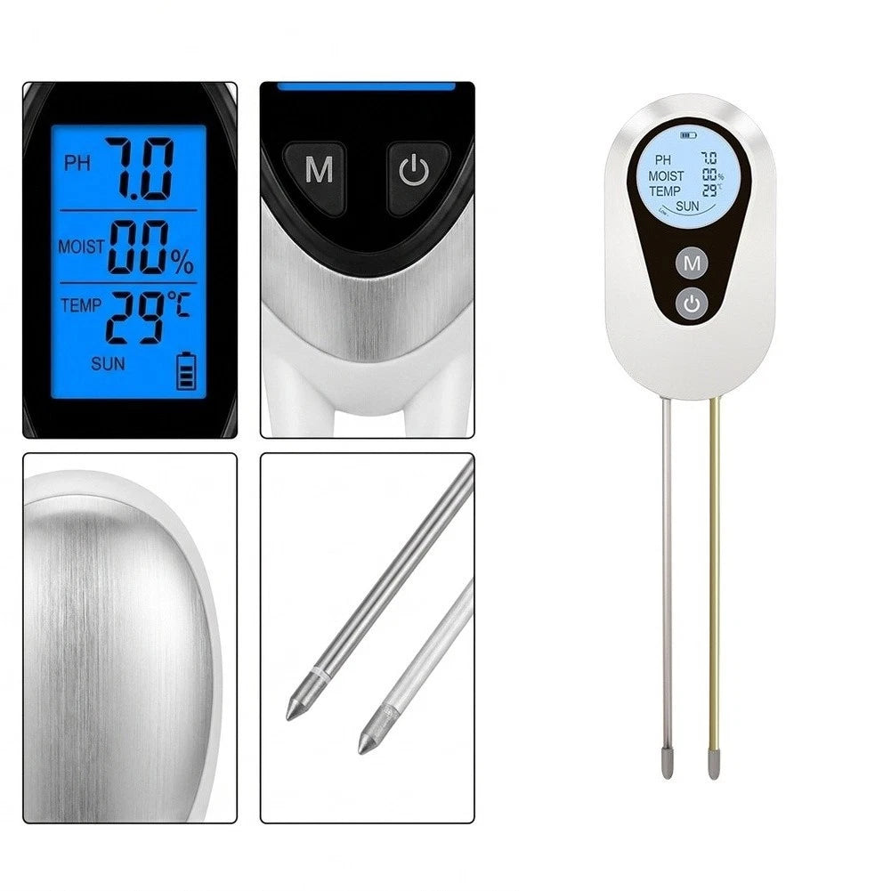 4-in-1 Soil Test Meter for Vegetable Gardens