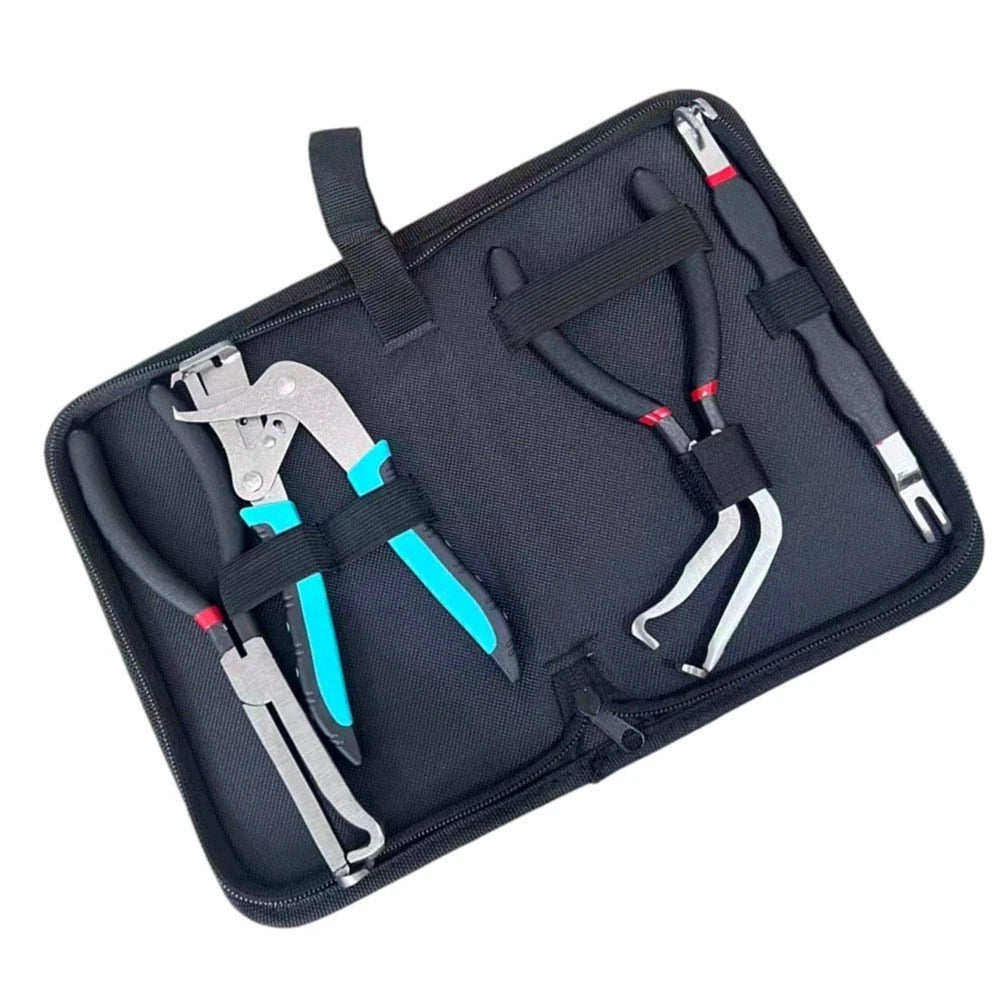 3 Electrical Disconnect Pliers for Locking Connectors + Clamping Plier Set