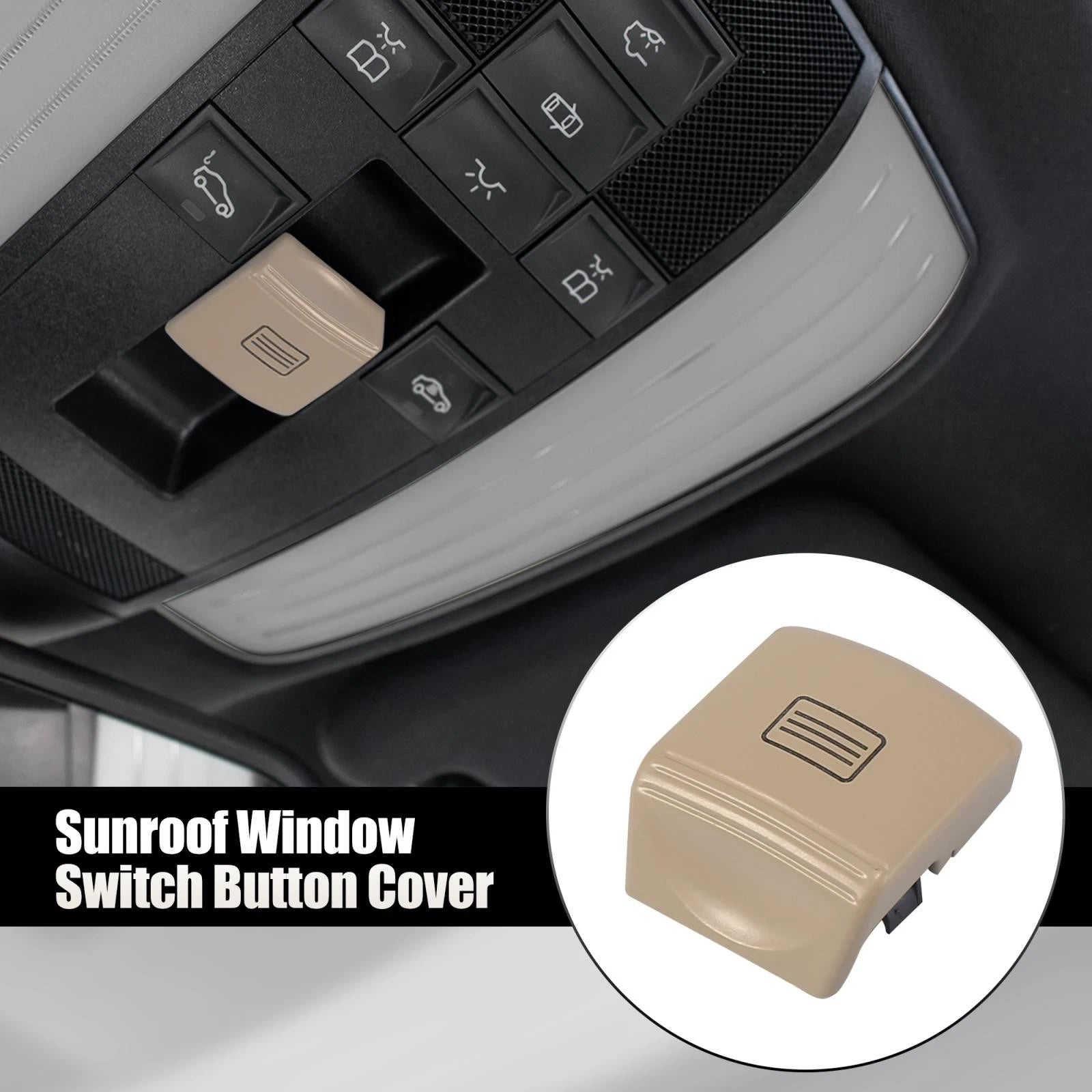 Sunroof Window Switch Button Cover Replacement for Mercedes-Benz W204 (2007–2015)