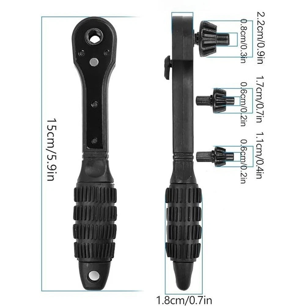 Drill Chuck Key with Ratchet Wrench for Universal Use (2010–2023)