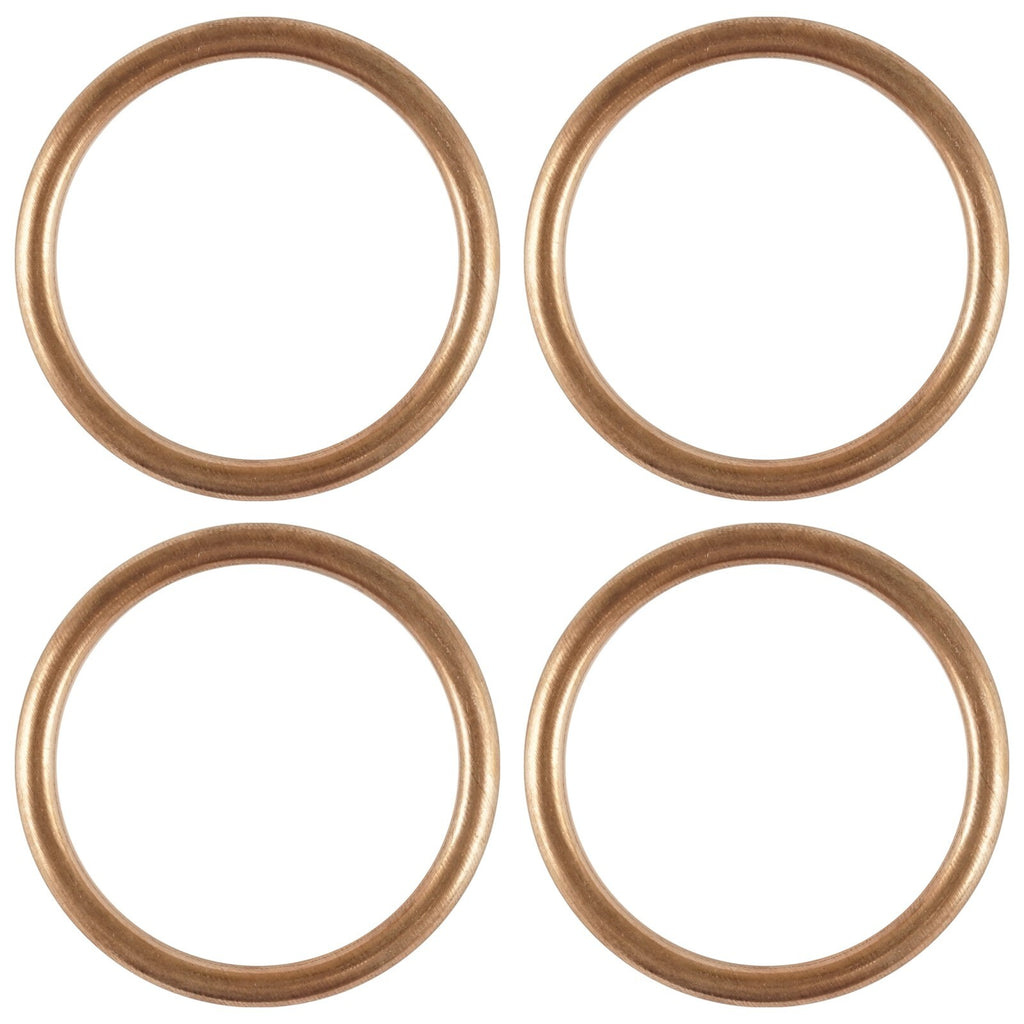 4 Pack Exhaust Pipe Gaskets for Honda CBR600F CBR600F2 CBR600F4 (1987–2006)