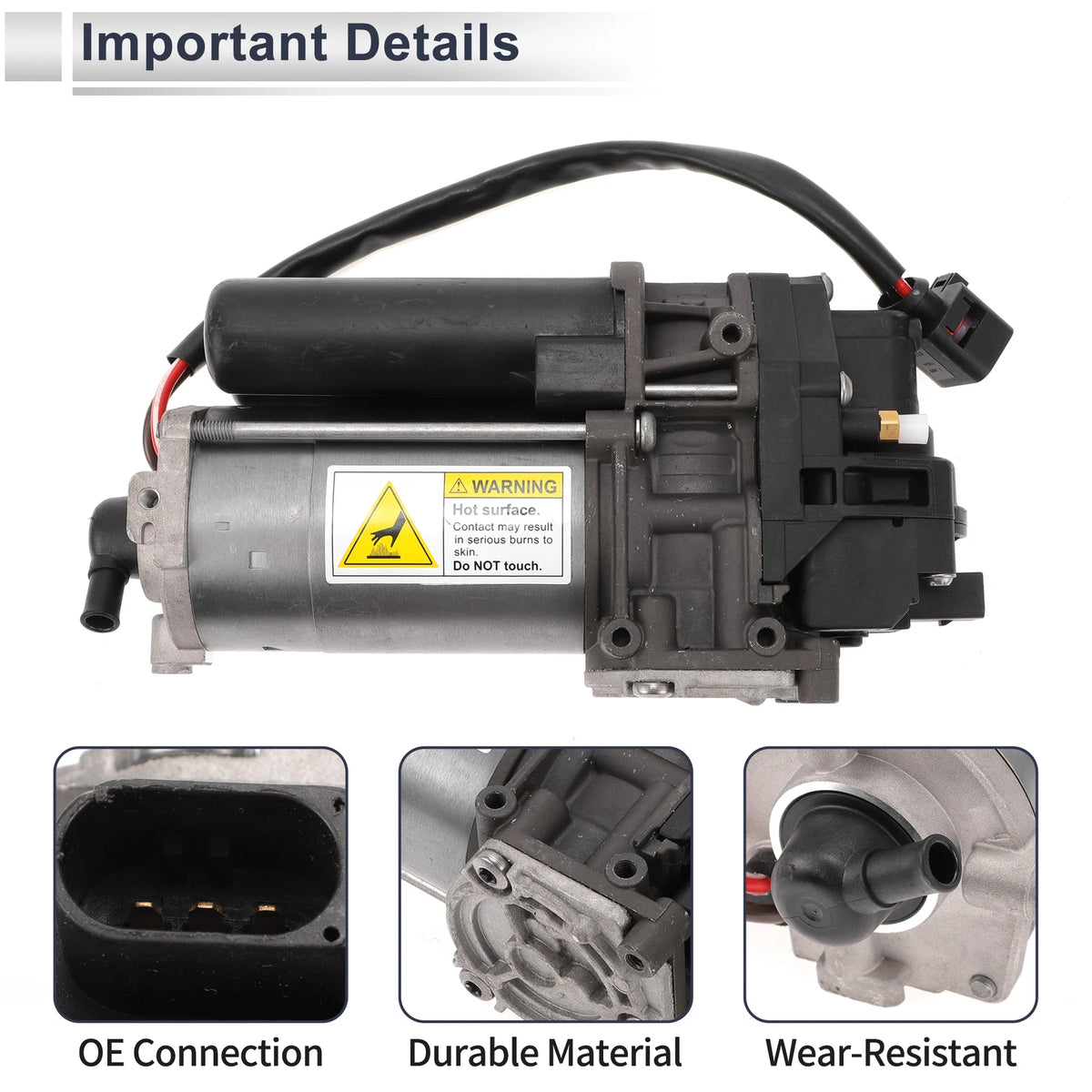 Air Suspension Compressor for Audi Q8 Q7 (2020–2022) No. 4M0616005G
