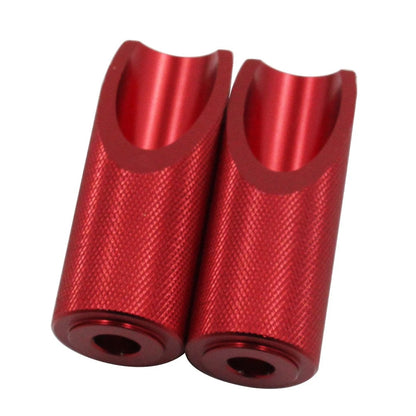 2X Motorcycle Footpegs for Honda Ruckus (2003–2023) Aluminium Red