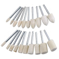 20 Pack Wool Felt Polishing Buffing Pads for Rotary Tools