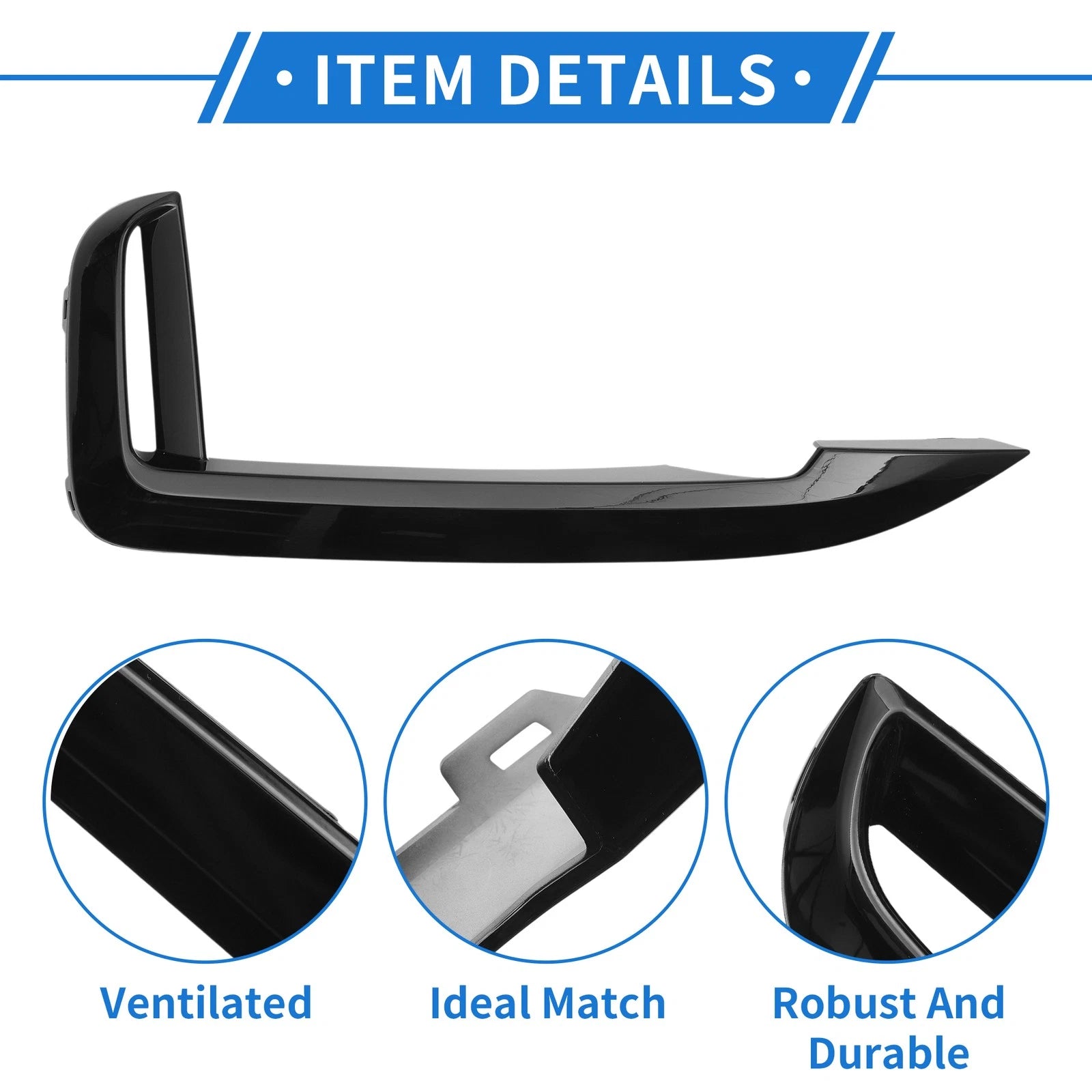 Front Left Bumper Grille Trim Garnish for BMW 7 Series G12 (2016–2018)