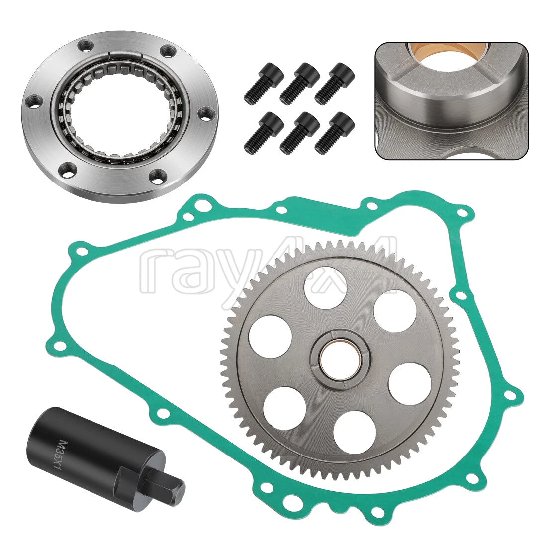 Starter Clutch Gear Bearing Gasket Puller for Yamaha Kodiak 450 (2003–2023)