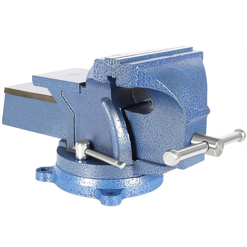 6" Mechanic Bench Vise Table Top Clamp Press Locking Swivel Base