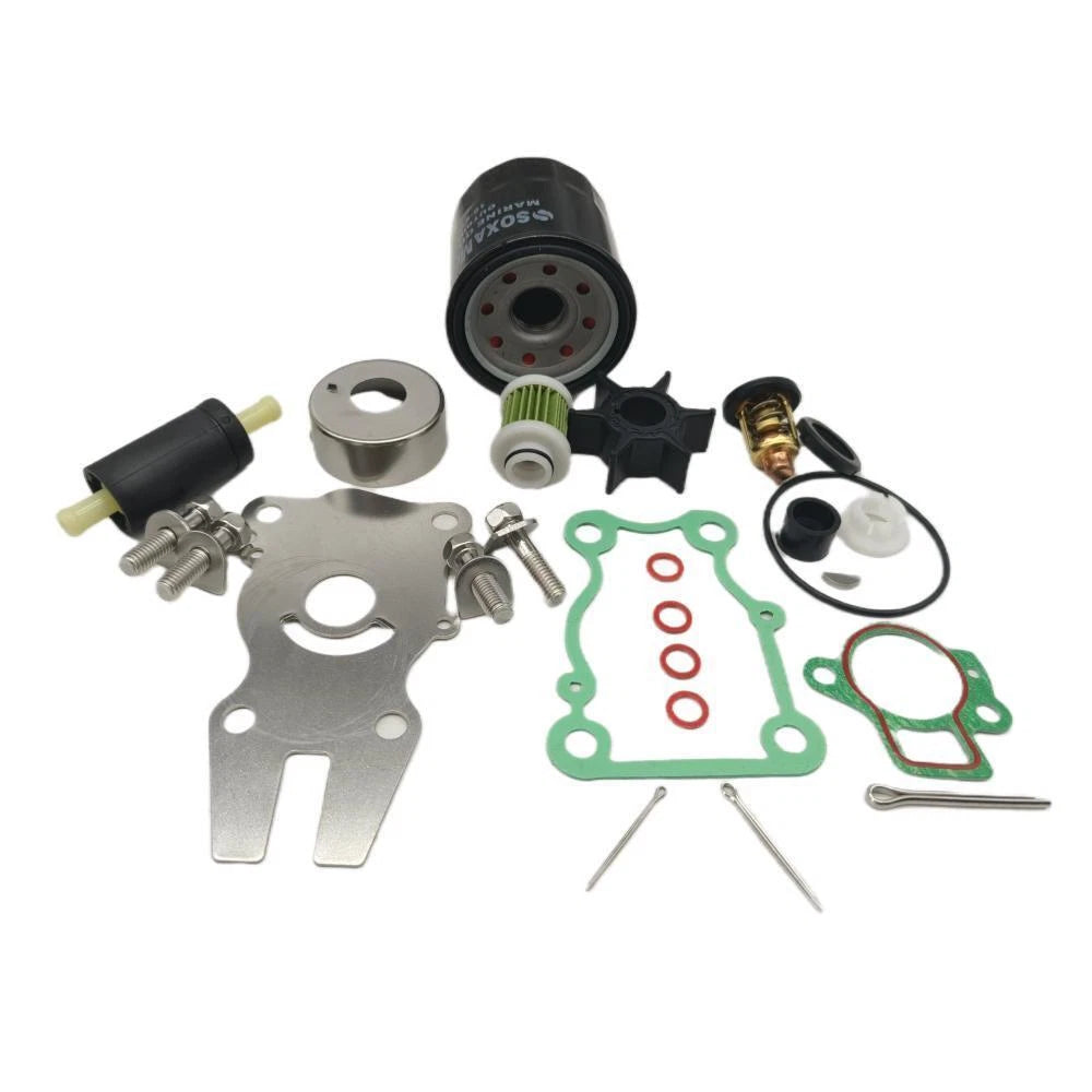 Outboard Maintenance Kit for Yamaha 4 Stroke 30HP 40HP - Thermostat, Oil Filter