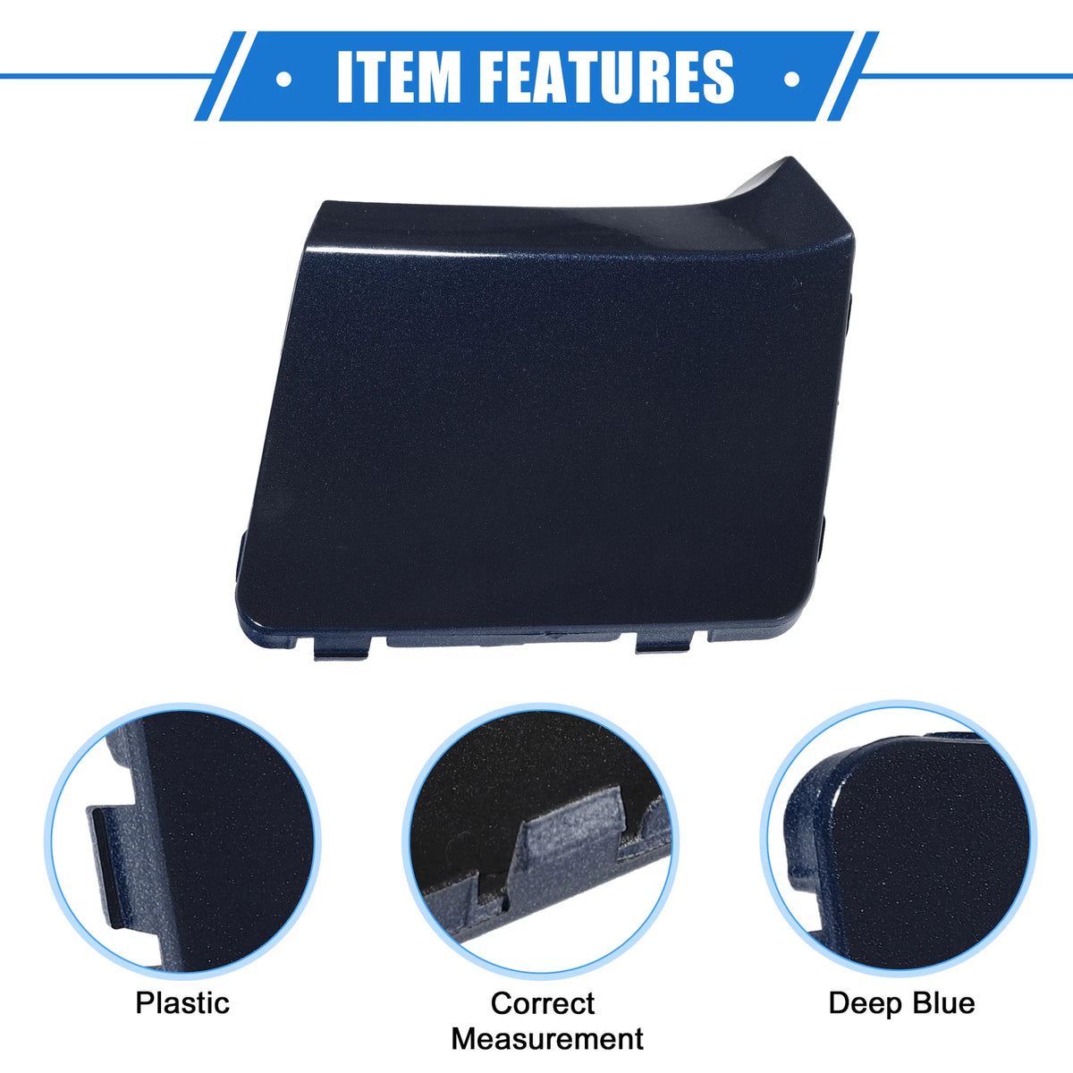 Tow Eye Hook Cover for Subaru Impreza (2010–2014) - Deep Blue
