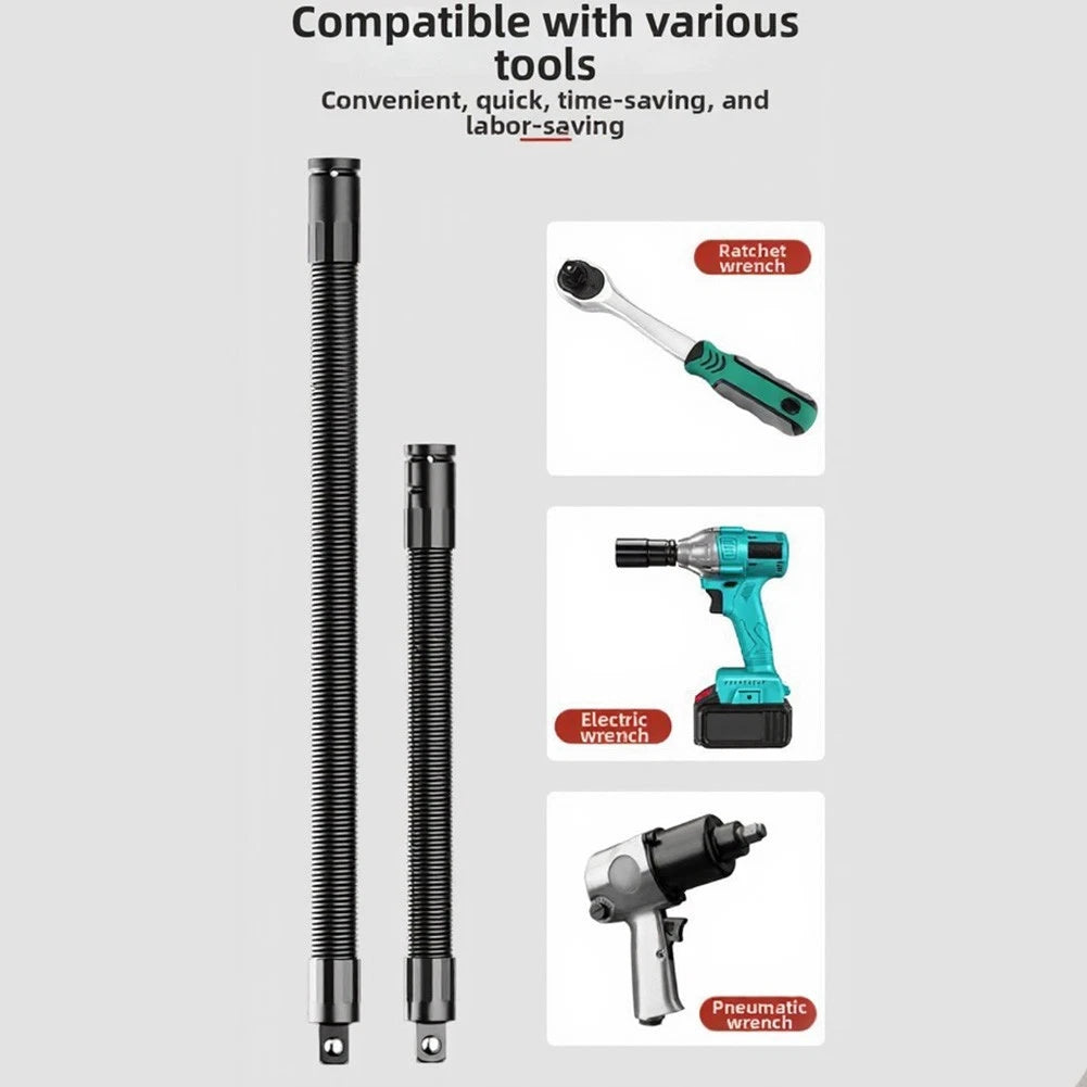 1/2 Inch Flexible Shaft Extension 35cm for High Torque Transfer