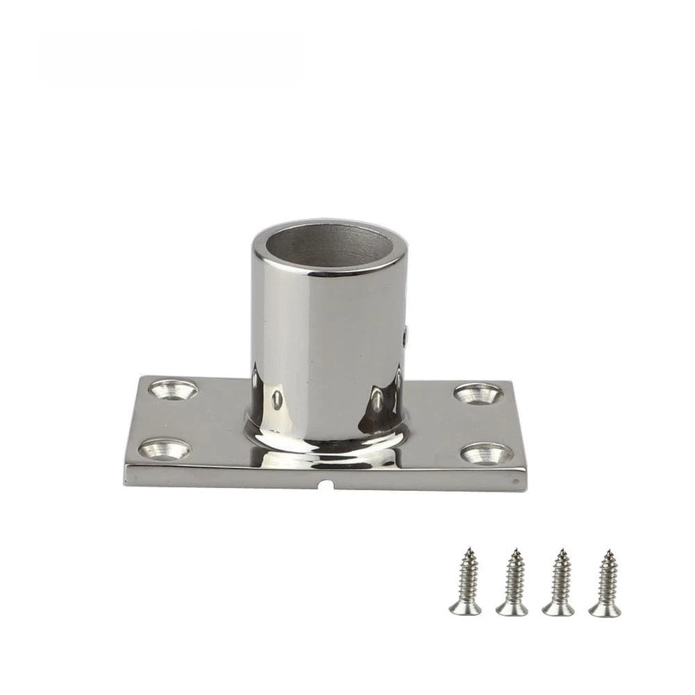 Hand Rail Rectangular Base for Boat (Fits 22mm 25mm Rails)
