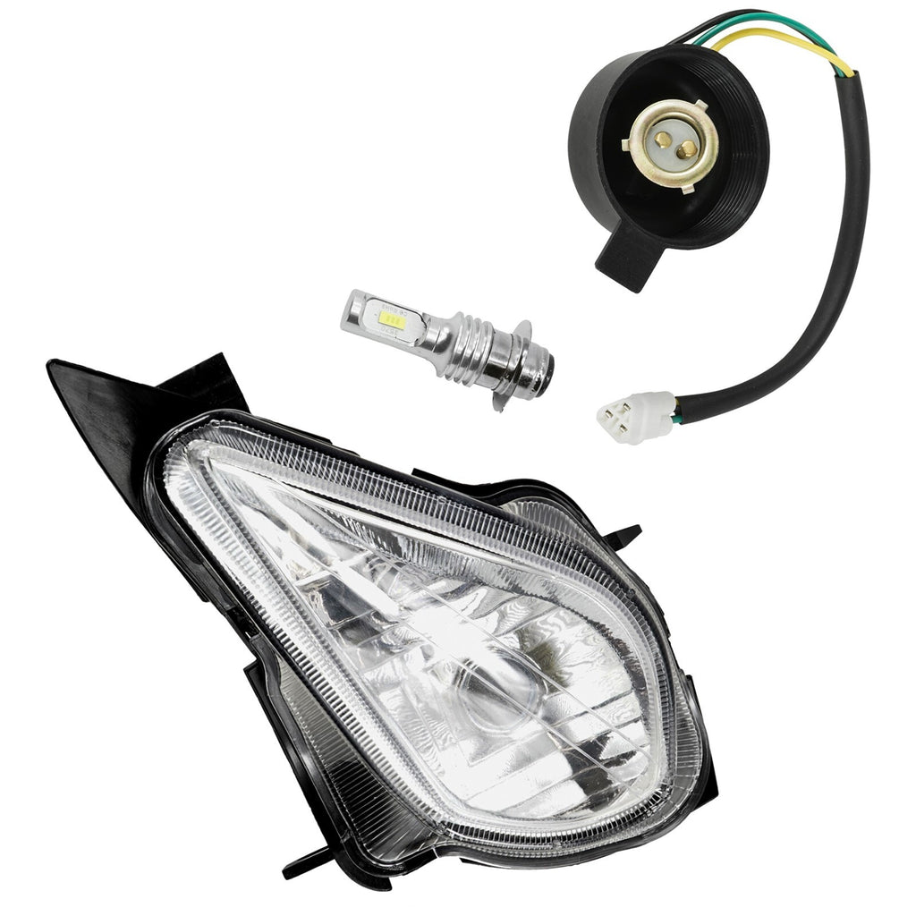 Right LED Headlight Assembly for Yamaha Wolverine 450 YFM450F (2006–2010)