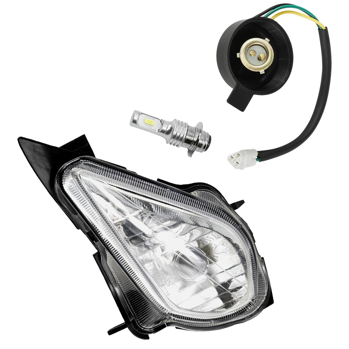 Right LED Headlight Assembly for Yamaha Wolverine 450 YFM450F (2006–2010)