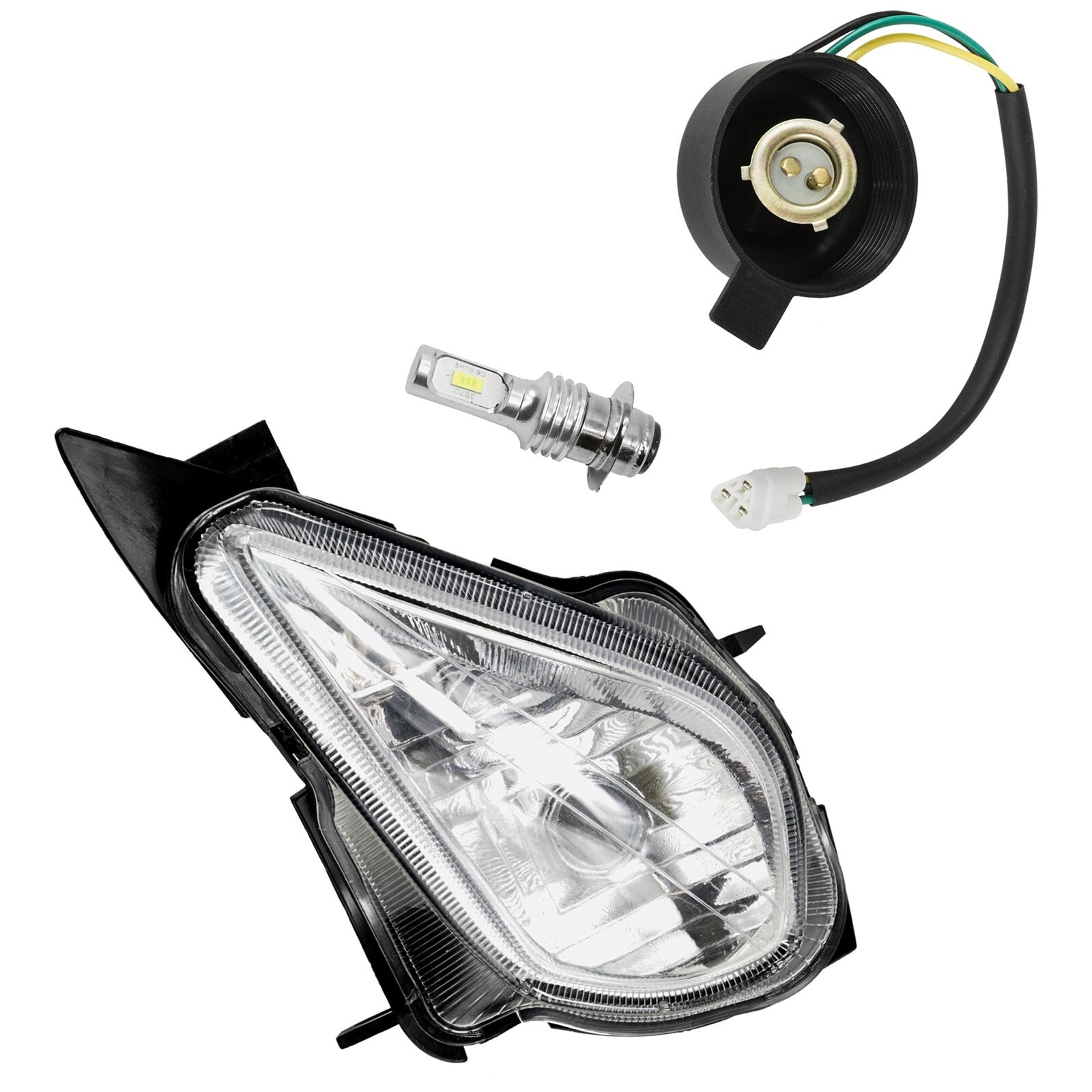 Right LED Headlight Assembly for Yamaha Wolverine 450 YFM450F (2006–2010)