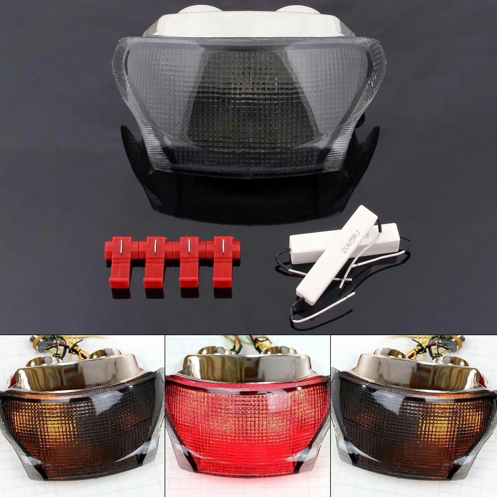 Smoke Taillight with Integrated Turn Signals for Daytona Speed Triple (1995–2004)