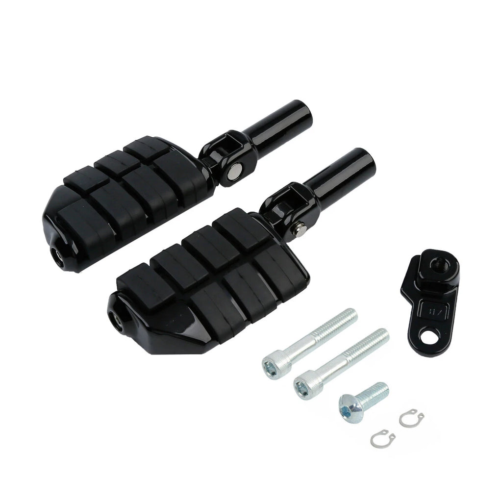 Rear Footpegs Peg Mount for Harley Softail Slim FLS (2012–2017) Cross Bones (2008–2011)