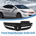 Front Upper Bumper Grille Replacement for Hyundai Elantra (2014–2018)