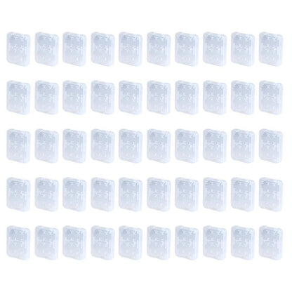 150pcs Memory Card Storage Box Portable Transparent Plastic Case
