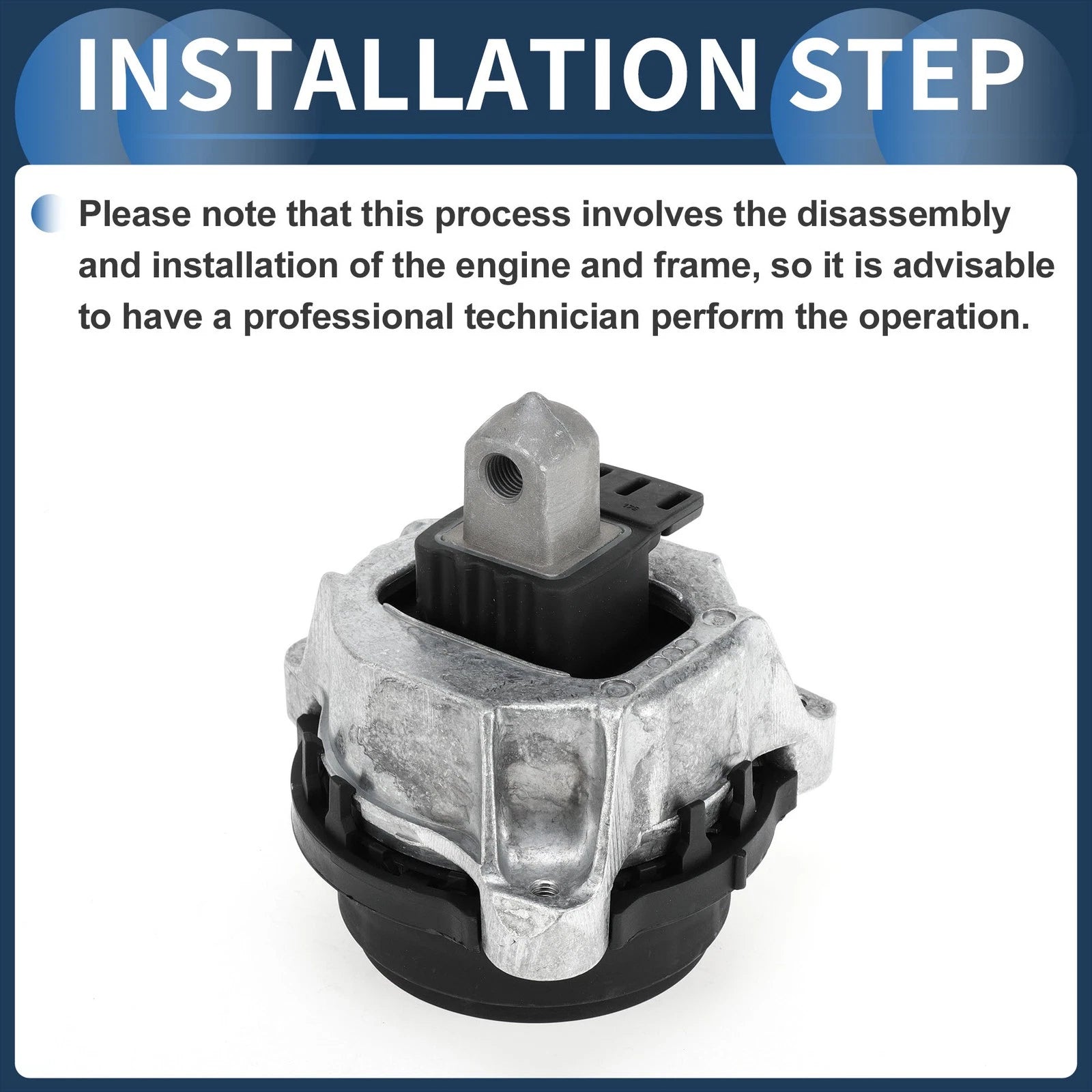 Engine Motor Mount Replacement for BMW 540Li G38 (2017–2020) 3.0T A/MT