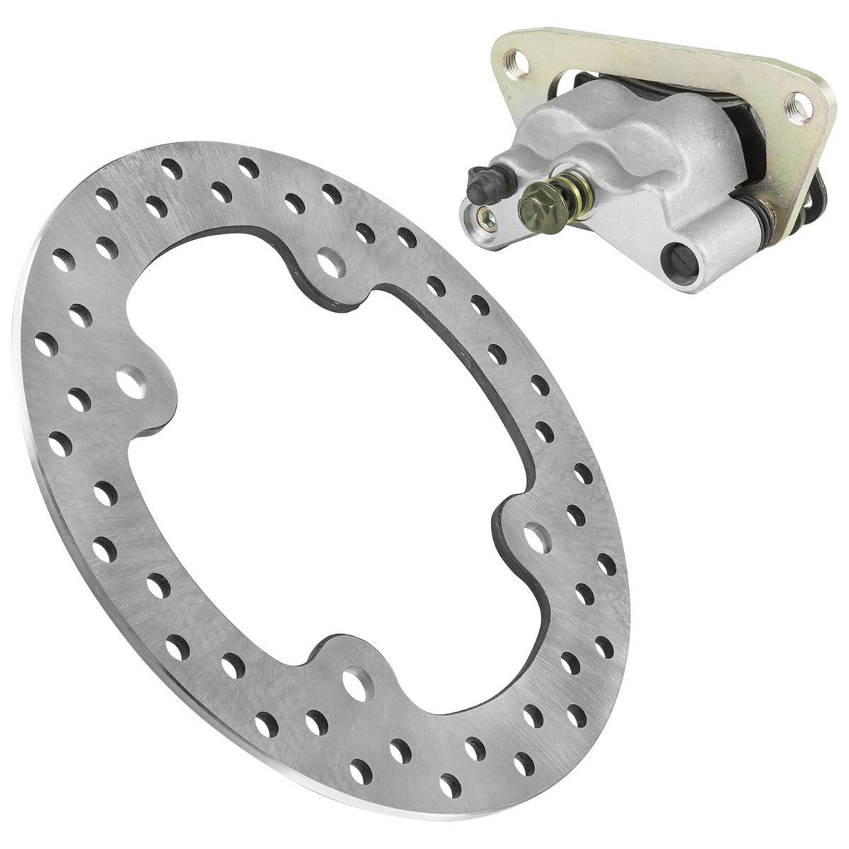 Front Left Brake Caliper with Disc Replacement for Polaris RZR 800 (2010–2014)