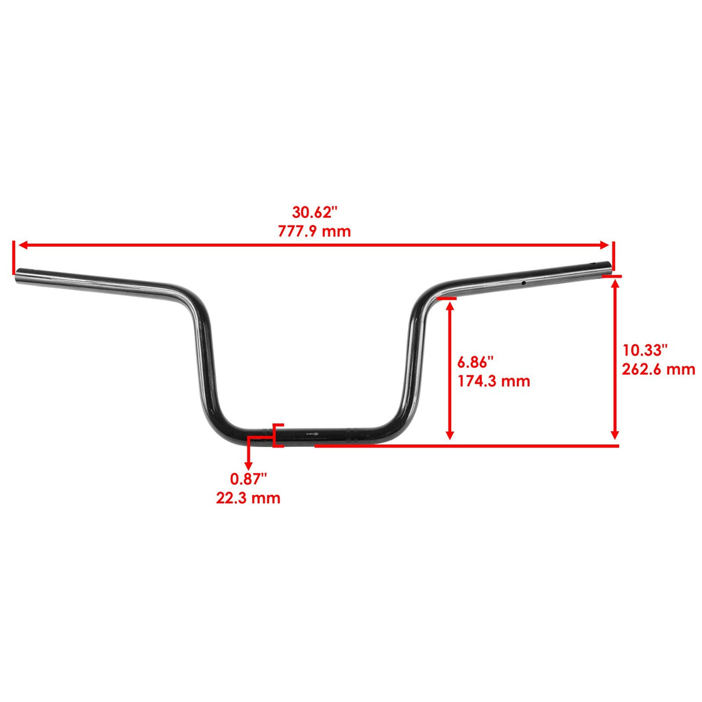 Caltric Handlebars Replacement for Honda ATV Rancher 420 TRX420FE1 (2014–2023)