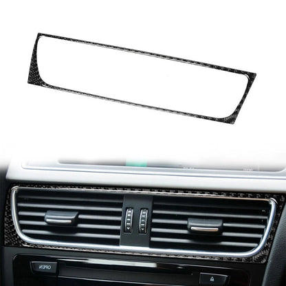 Carbon Fiber Console Air Vent Outlet Cover Trim for Audi A4 A5 Q5 (2009–2016)