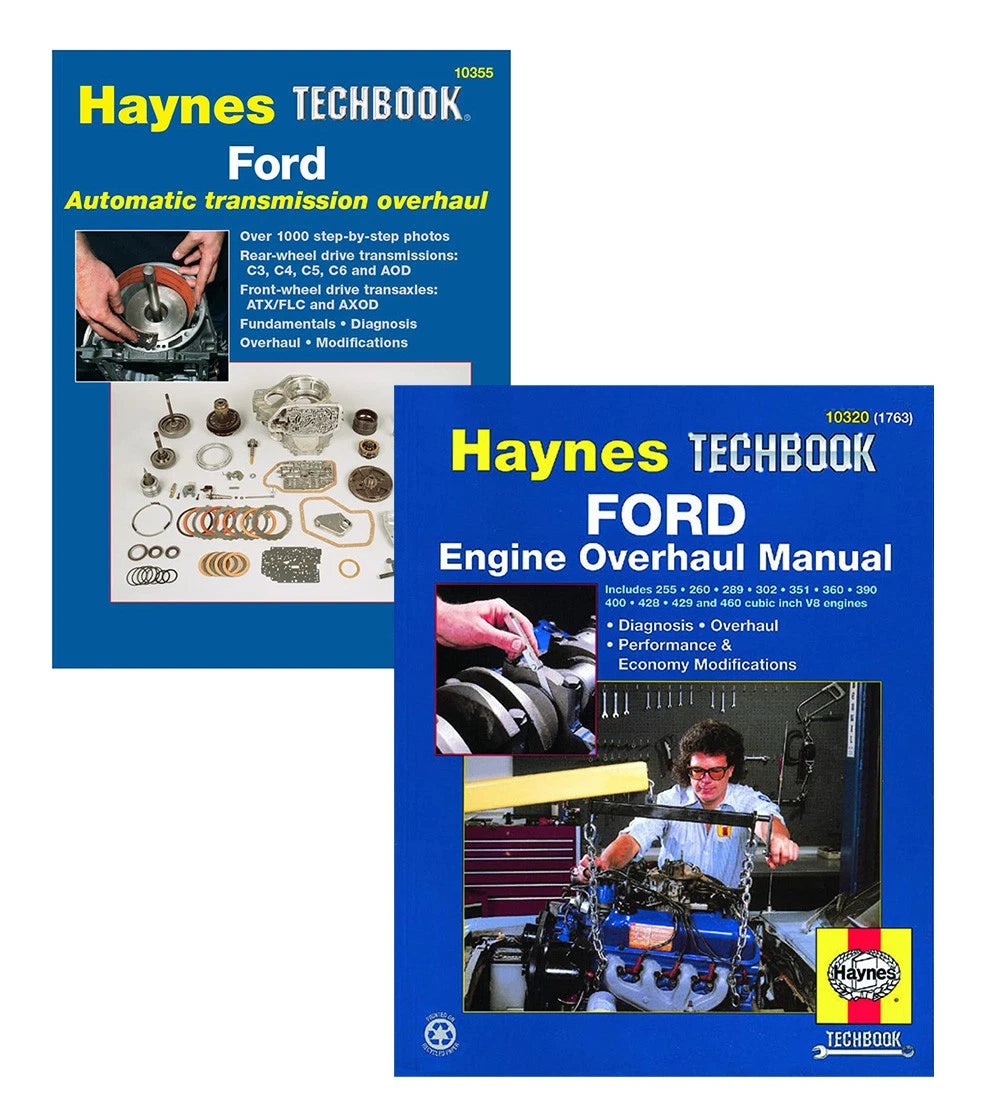Set of 2 Overhaul Manuals for Ford Automatic Transmission & Engine