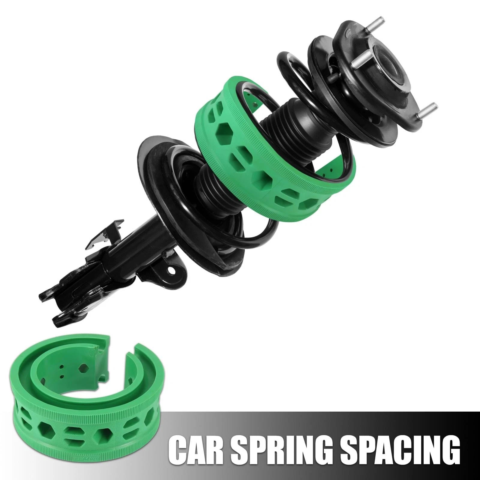 Car Coil Spring Rubber Buffer C Type Universal Set for Ford Chevy (2PCS)