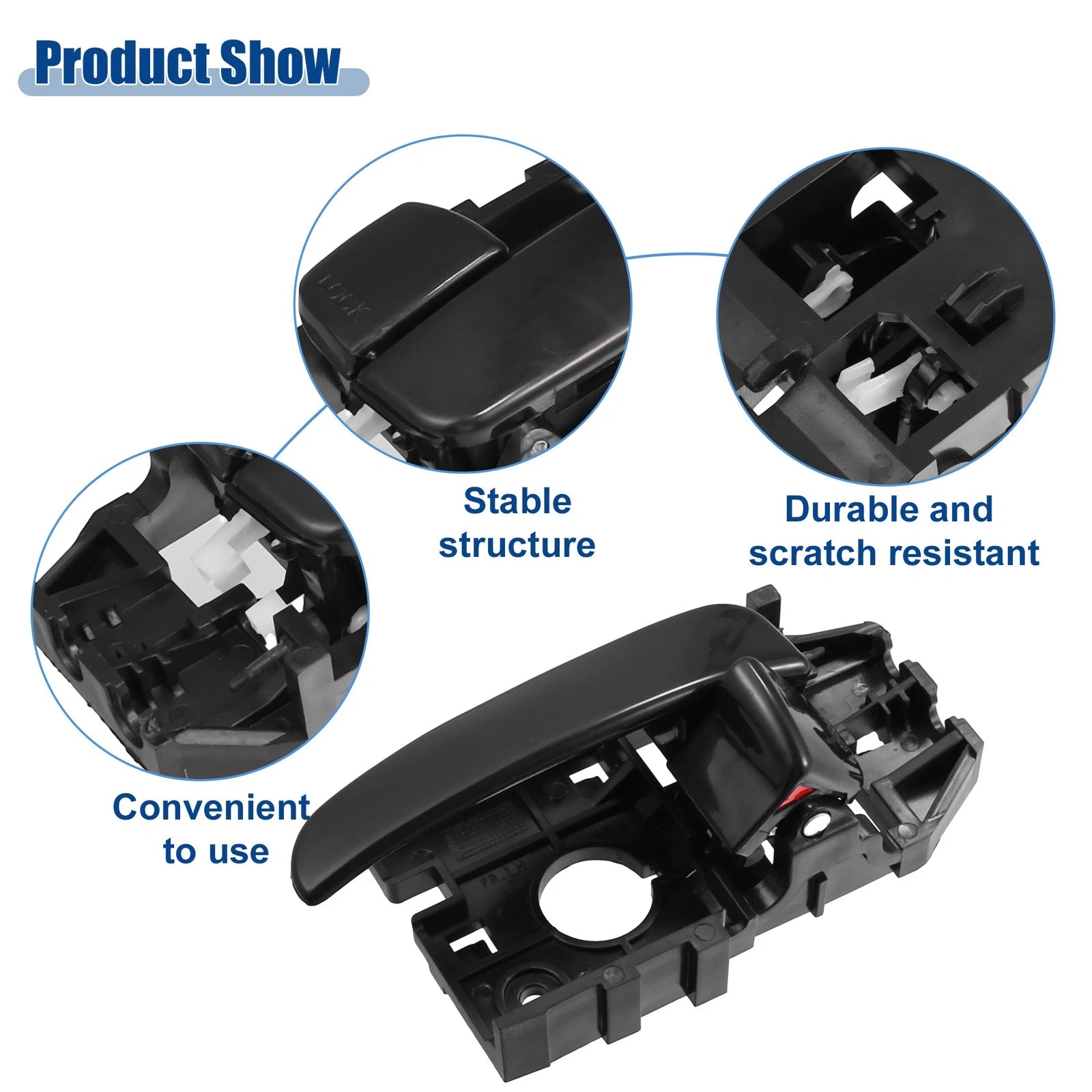 Front Left Side Inner Door Handle Replacement for Hyundai Elantra (2001–2006)
