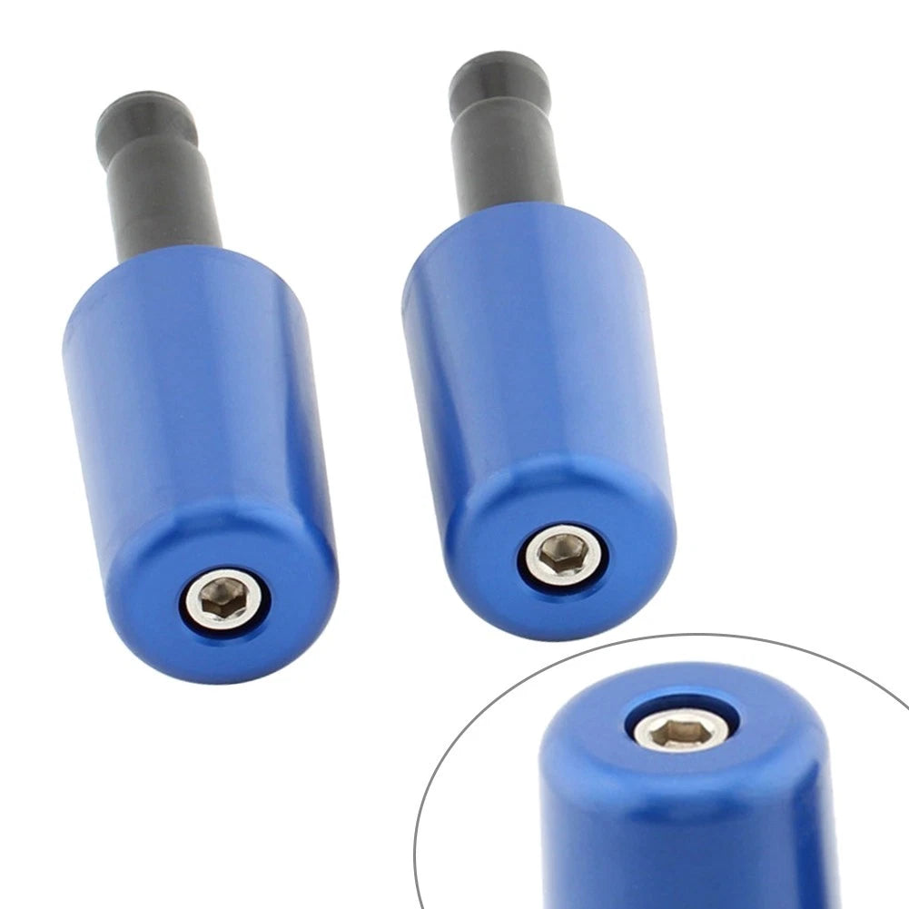 2X Handlebar Grips for Universal Motorcycle (50.8mm) - Blue