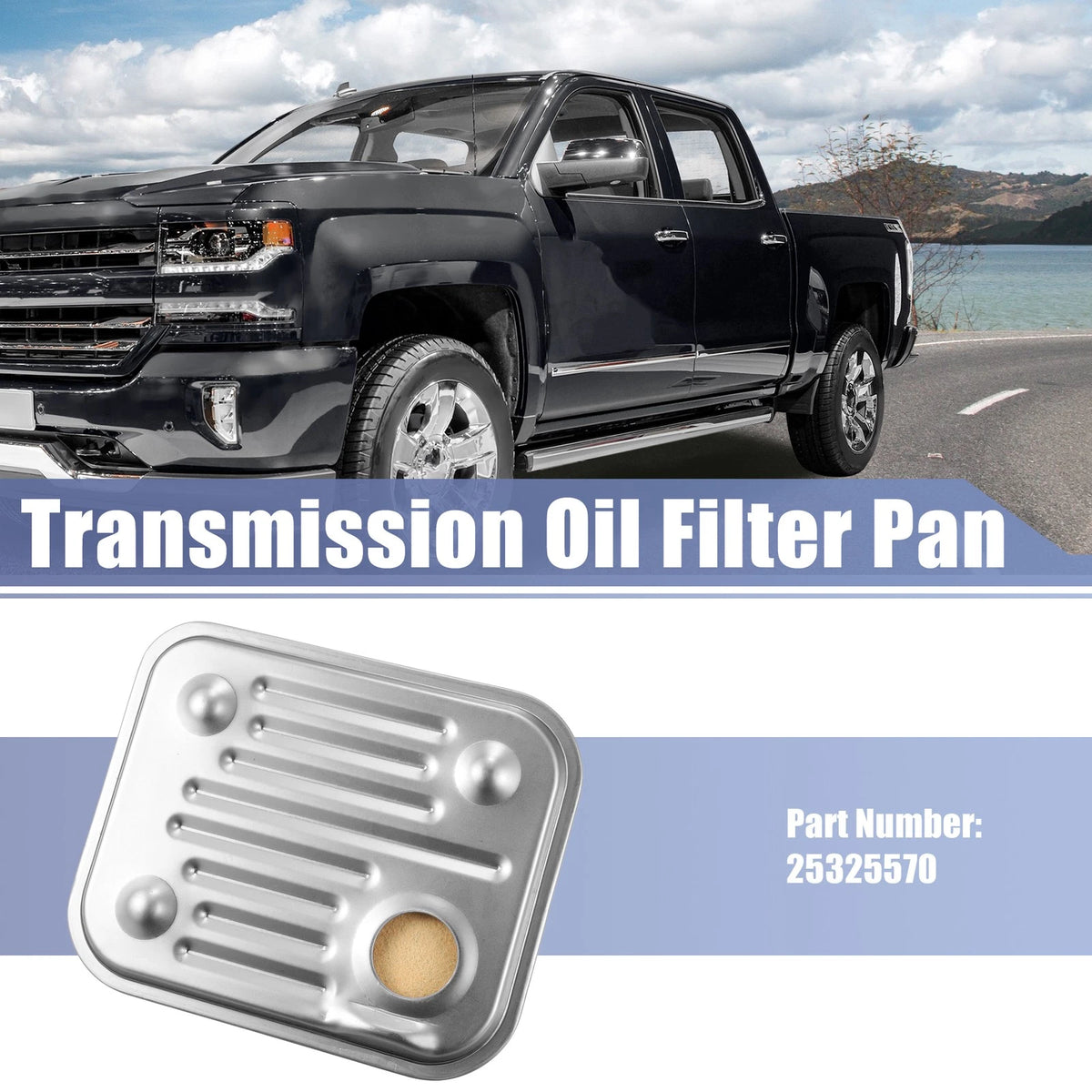 Transmission Filter Oil Pan Replacement for Chevrolet Silverado 2500 (2001–2008)