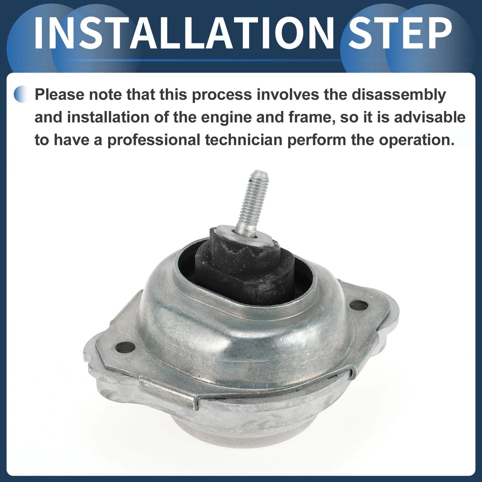 Engine Motor Mount Replacement for BMW X3 E83 2005–2006 2.5L 4WD
